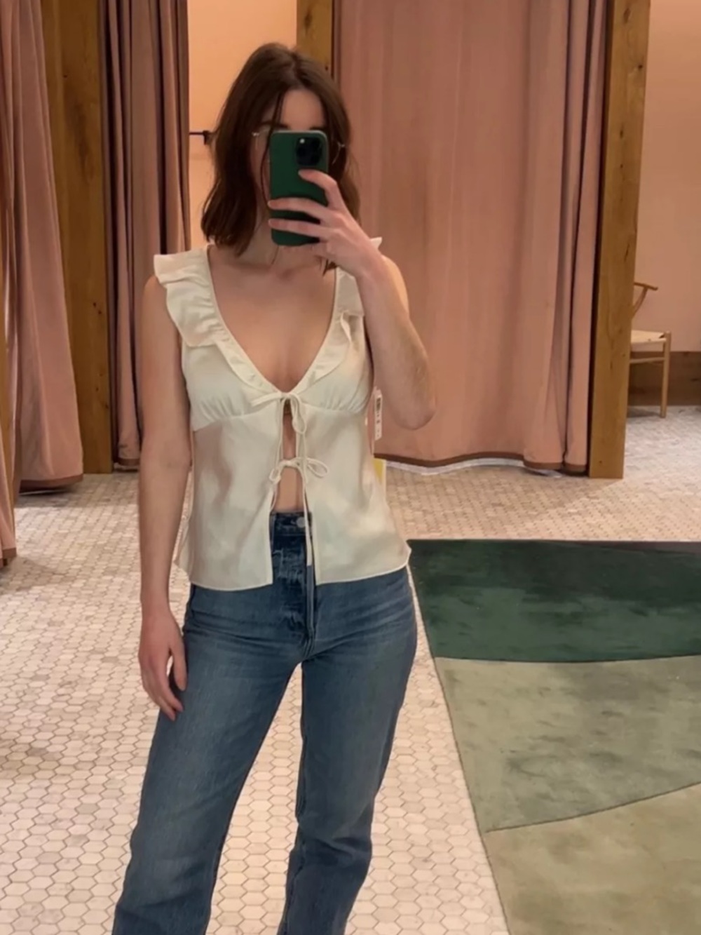 Wilfred Front Tie Top